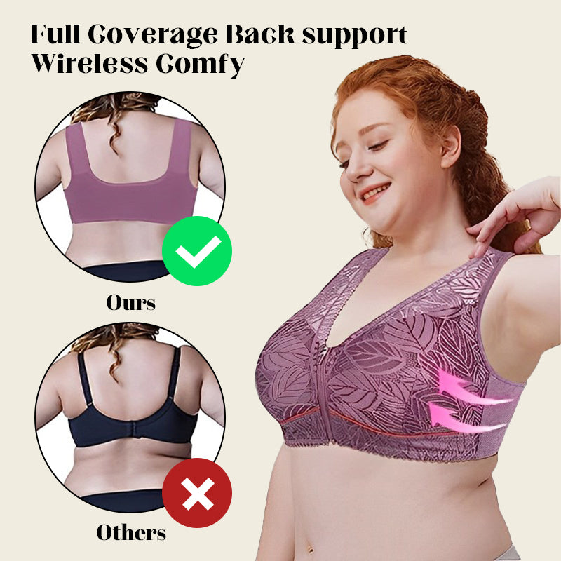 Helen Bra®—HealthLift Lymphvity Front Zipper Bra (BUY 1 GET 2 FREE)-Black