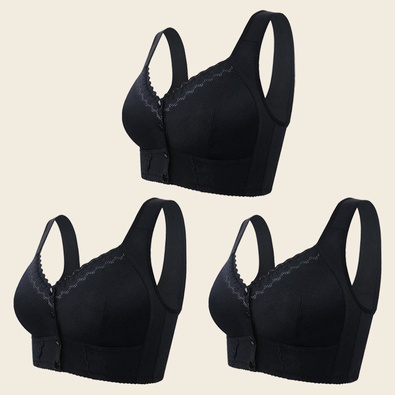 HELEN BRA®-Front Closure Breathable Bra for Seniors(BUY 1 GET 2 FREE)-Skin*3