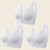 HELEN BRA®-Front Closure Breathable Bra for Seniors(BUY 1 GET 2 FREE)-White*3