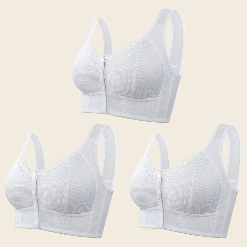 HELEN BRA®-Front Closure Breathable Bra for Seniors(BUY 1 GET 2 FREE)-Purple*3