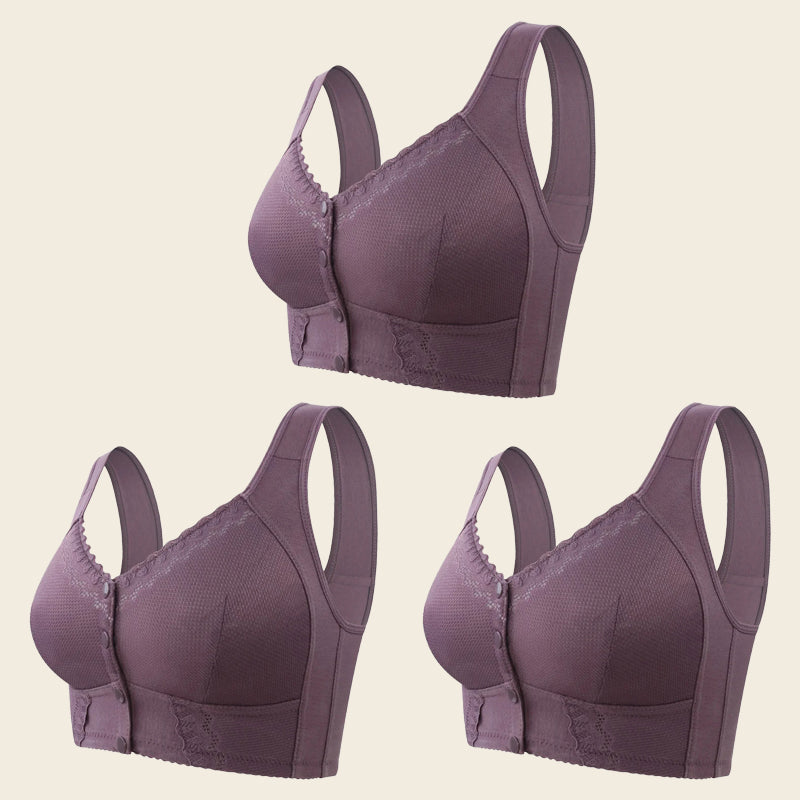 HELEN BRA®-Front Closure Breathable Bra for Seniors(BUY 1 GET 2 FREE)-Skin*3