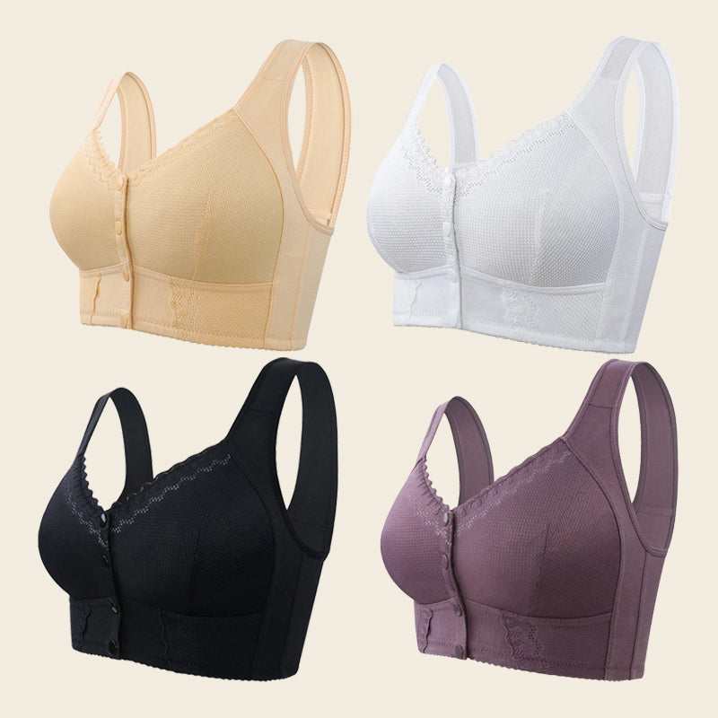 HELEN BRA®-Front Closure Breathable Bra for Seniors(BUY 1 GET 2 FREE)-Purple*3