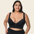 Helen Bra®-Front Closure Back Smoothing Bra-Black