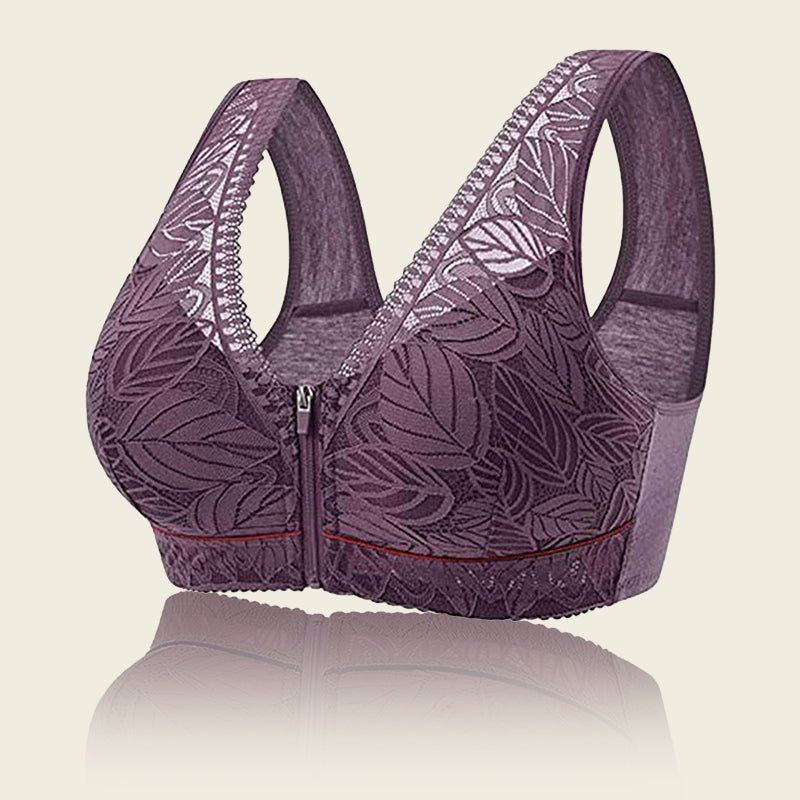 Helen Bra®—HealthLift Lymphvity Front Zipper Bra (BUY 1 GET 2 FREE)-Purple