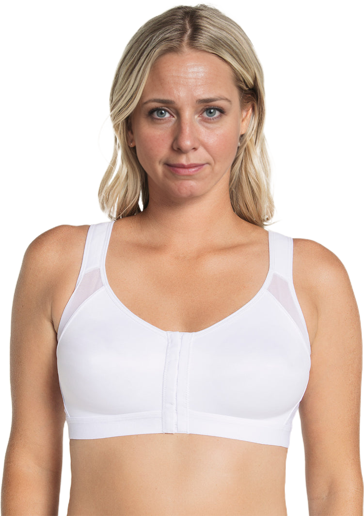 Helen Bras®-Front Closure Posture Wireless Back Support Full Coverage Bra(BUY 1 GET 2 FREE)-White
