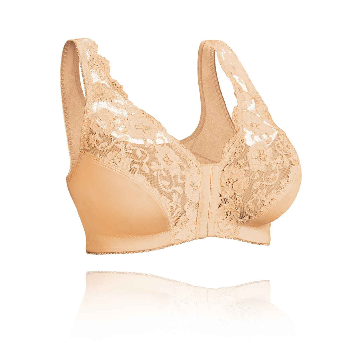 HELEN BRA®-Front hooks, stretch-lace, super-lift, and posture