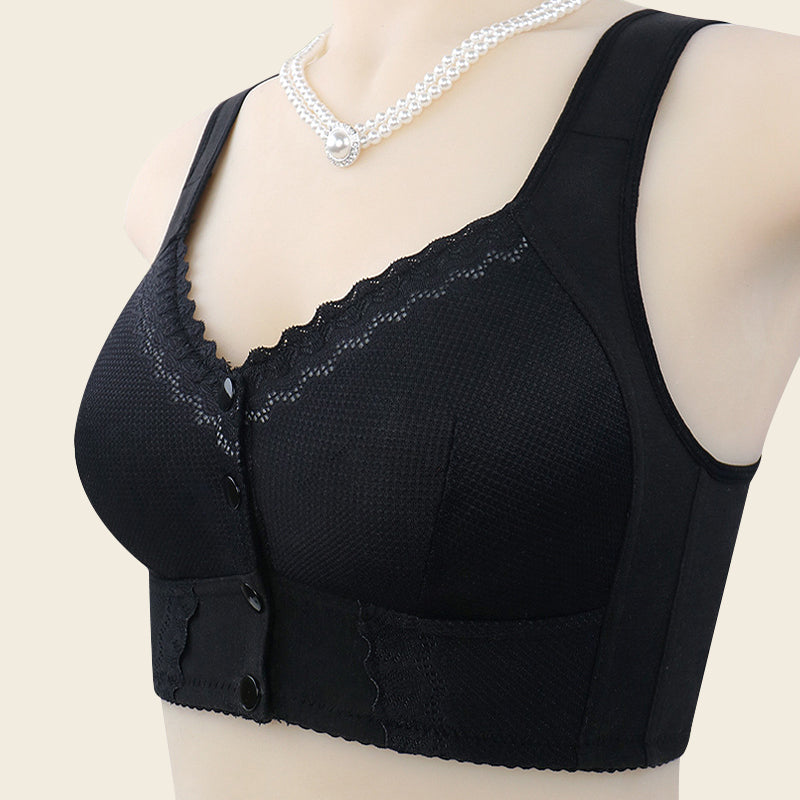 HELEN BRA®-Front Closure Breathable Bra for Seniors(BUY 1 GET 2 FREE)-Black+Skin+White