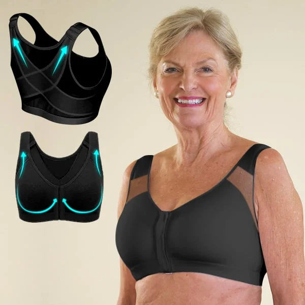 Helen Bra®-Front Closure Posture Wireless Back Support Full Coverage B
