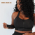 Helen bras® Women's High Impact Sports Bra PLUS Size Zip-Front Shock Absorber-Black